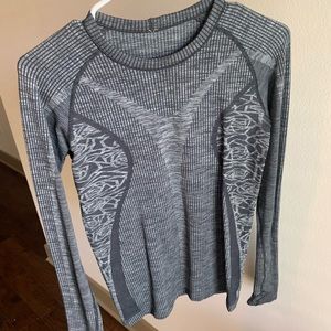 Lululemon Gray Thick Long Sleeve